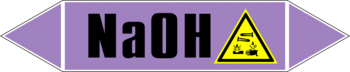 Маркировка трубопровода "na(oh)" (a07, пленка, 358х74 мм)" - Маркировка трубопроводов - Маркировки трубопроводов "ЩЕЛОЧЬ" - Магазин охраны труда ohranatruda-shop.ru