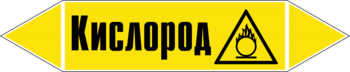 Маркировка трубопровода "кислород" (пленка, 716х148 мм) - Маркировка трубопроводов - Маркировки трубопроводов "ГАЗ" - Магазин охраны труда ohranatruda-shop.ru