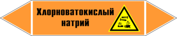 Маркировка трубопровода "хлорноватокислый натрий" (k10, пленка, 507х105 мм)" - Маркировка трубопроводов - Маркировки трубопроводов "КИСЛОТА" - Магазин охраны труда ohranatruda-shop.ru