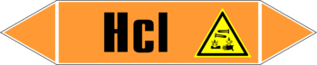 Маркировка трубопровода "hcl" (k11, пленка, 716х148 мм)" - Маркировка трубопроводов - Маркировки трубопроводов "КИСЛОТА" - Магазин охраны труда ohranatruda-shop.ru
