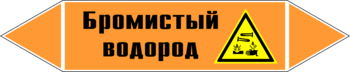 Маркировка трубопровода "бромистый водород" (k14, пленка, 716х148 мм)" - Маркировка трубопроводов - Маркировки трубопроводов "КИСЛОТА" - Магазин охраны труда ohranatruda-shop.ru