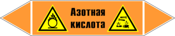 Маркировка трубопровода "азотная кислота" (k21, пленка, 358х74 мм)" - Маркировка трубопроводов - Маркировки трубопроводов "КИСЛОТА" - Магазин охраны труда ohranatruda-shop.ru